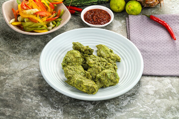 Indian cuisine - Mint chicken tikka