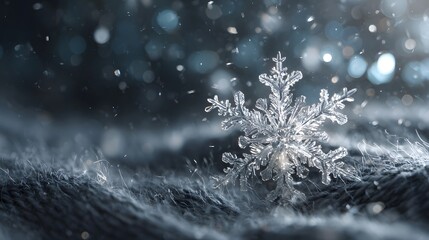 a detailed snowflake
