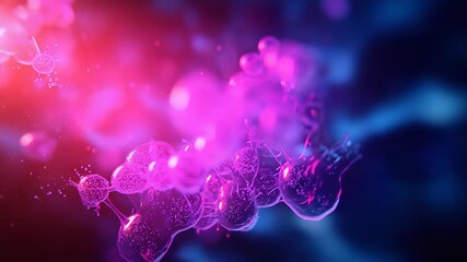 Microscopic cells spreading disease in human body - Powered by Adobe