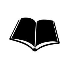 Open book flat vector illustration, symbolic of knowledge and reading experience