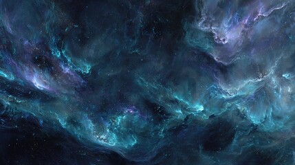 Colorful Deep Space Nebula Background