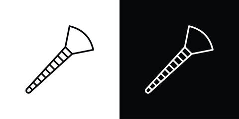 Brush icon. Premium pictogram isolated on a white background.