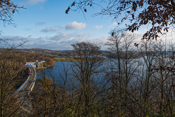 Talsperre Pohl water reservoir in Germany