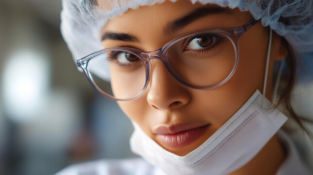 White female engineer portrait faceless professional clean white background engineering career STEM professional technical expertise industrial worker innovation specialist