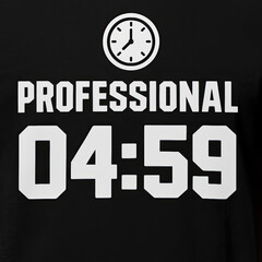 Fototapeta premium Professional 04:59