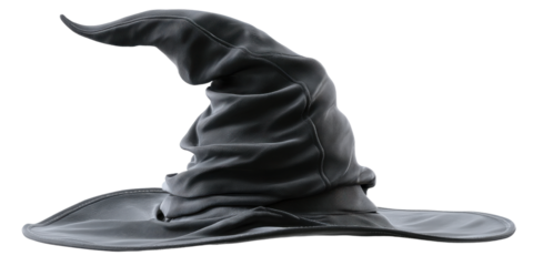 Sorting hat with transparent backdrop for fantasy-themed artwork