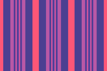 Cockup fabric vertical texture, event seamless textile lines. Fradition stripe pattern vector background in purple and indigo colors.