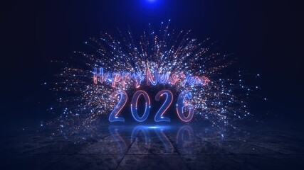 2026 Happy New year golden festive confetti, stars spiral ribbons on black background. holiday 2026 Year New year ornament. Decoration element. Holidays, Events, Messages and Celebrations. New Year - Powered by Adobe