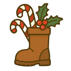 Cute watercolor Christmas farm elements featuring hand-painted farm animals, barns, trees, wreaths, and festive decorations. Soft pastel tones on a clean white background&mdash;perfect for holiday clipart.