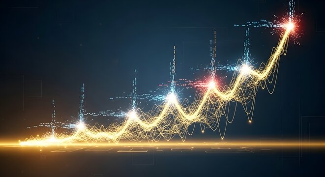 Abstract electric lightning design background with blue flash and fractal lines texture art effect