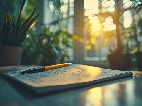 Selective focus. Parenting planner filled with school schedules and activities for single parent. Daily school routines and activities tracked in parenting planner