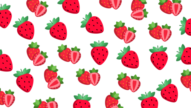 Fruits pattern perfect for summerthemed designs. Ideal for packaging, textiles, childrens products like clothing, and cute stationery items.