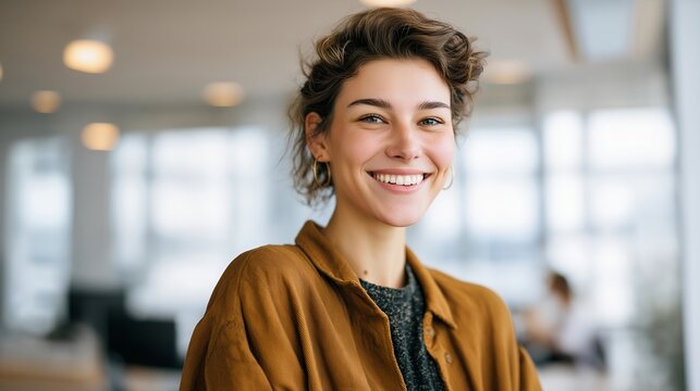 HR manager welcoming new employee with a personalized welcome kit and fresh coffee in a bright minimalist office filled with natural light — a warm, modern onboarding scene symbolizing inclusivity,