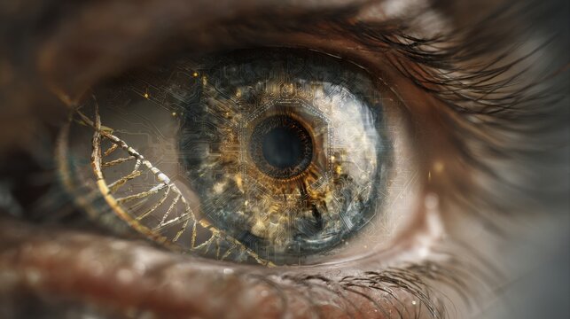 cybernetic human eye genetic technology