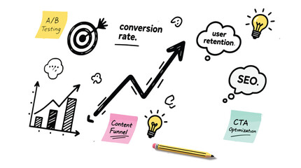 Premium Digital Marketing Strategy Board