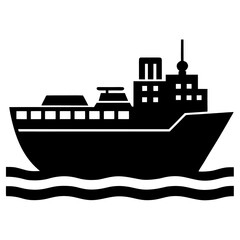 Obraz premium ship in the sea