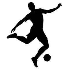 football player silhouette vector