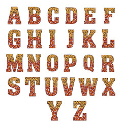 Naklejka premium Letter with leopard and american football