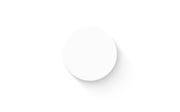 White Label Circle Shadow