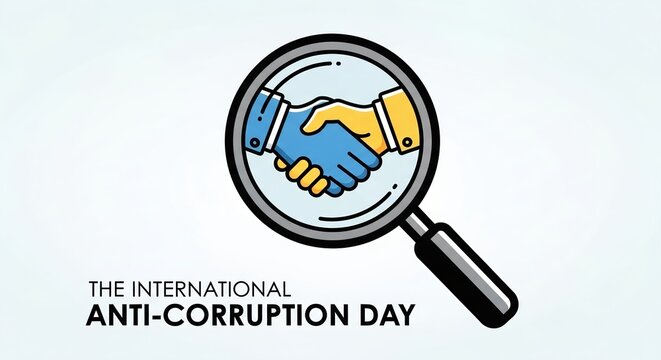 international anti-corruption day investigation transparency concept
