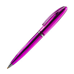 A vibrant fuchsia ballpoint pen