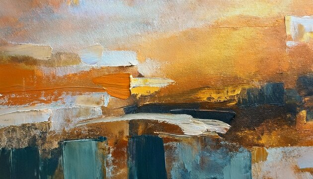 Abstract Artistic Background Creative Design Modern Texture Effect Fine Art Wall Decor Mural Art Printing Material Oil Painting Elements Large Strokes Artistic Pattern Contemporary Artwork