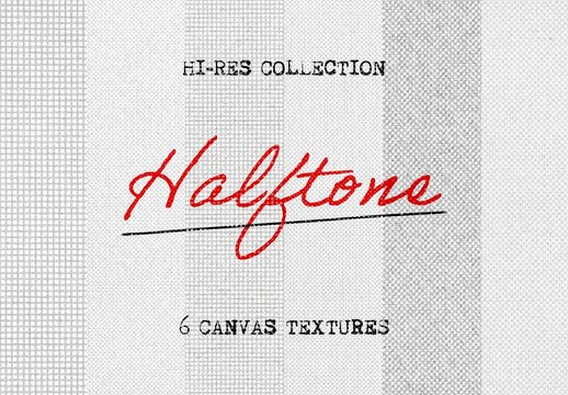 Halftone Canvas Textures