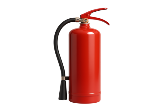 Standard Red Fire Extinguisher for Health, Safety, and Environment (HSE) Compliance