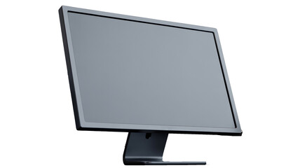 Sleek modern monitor display ready for your creative content, ideal for web design mockups and tech presentations