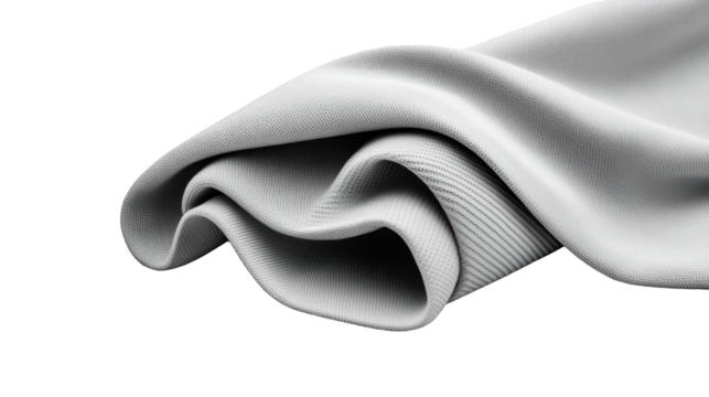 Microfiber Cloth on Transparent Background