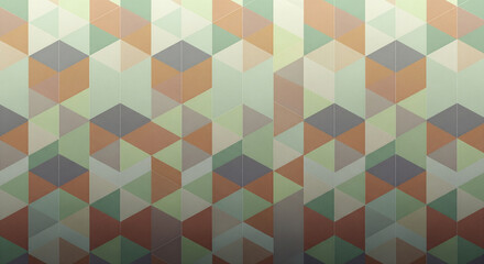 Geometric Seamless Triangle Pattern with Soft Pastel Color for Background or Textile