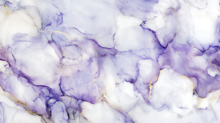 Naklejka premium Elegant purple and white marble texture with golden veins