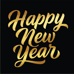 bold new year typography