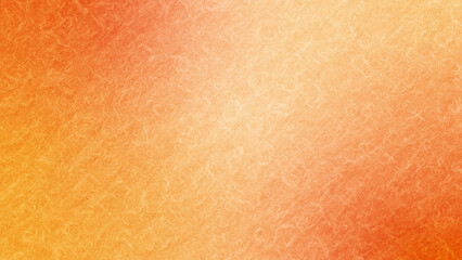 オレンジ色と黄色のグラデーション　和紙テクスチャ背景素材
Orange and yellow gradation Japanese paper texture background material