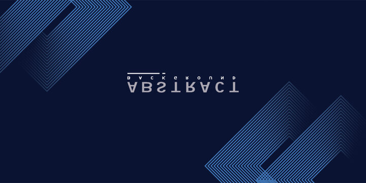 Striking geometric vector: A sleek, abstract background featuring bold lines and triangles in deep indigo and azure hues, ideal for modern presentations and tech-themed designs