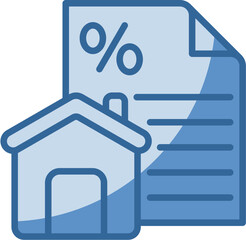 Mortgage Icon Element For Design