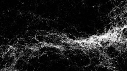 Obraz premium Dark Abstract Cosmic Web Network Pattern Background