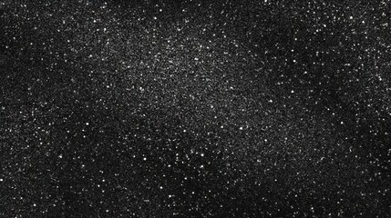 White Speckles on Dark Grunge Abstract Background