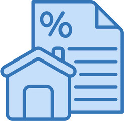 Mortgage Icon Element For Design