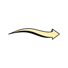 Hand Drawn Doodle Arrow