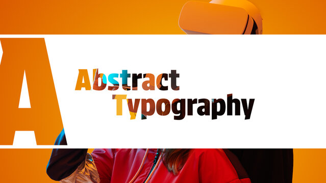 Abstract Typography Transition