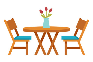 Table with chairs set