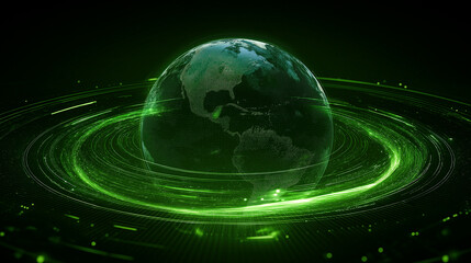 planet earth in space