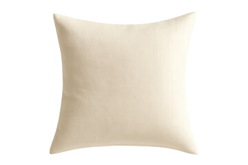 Soft beige square pillow offering comfort and home decor