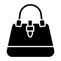 Women Bag Icon Template – Stylish Feminine Handbag Vector Design