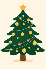 green christmas tree