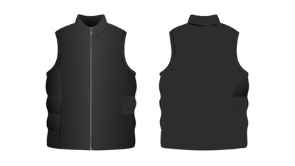 Shop stylish black puffer vest for men and women lightweight body warmer outerwear fashion apparel 100 char