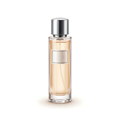 Minimalist perfume bottle container.