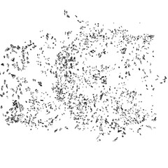 Shattered glass isolated transparent background sketch PNG
