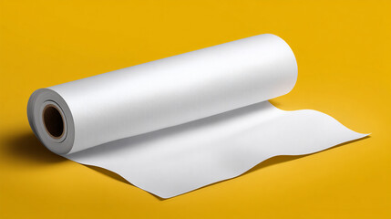 A blank white card hanging from a string with red clothespins on a gray background